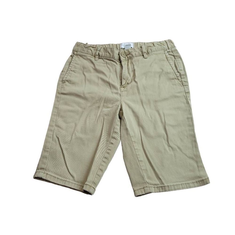 Children's Place khaki uniform bermuda shorts 12S
